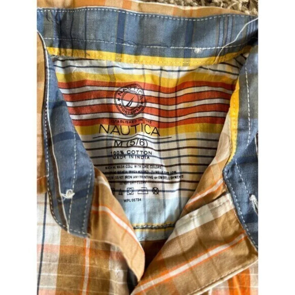 Nautica Boys‎ Button down shirt size 5/6